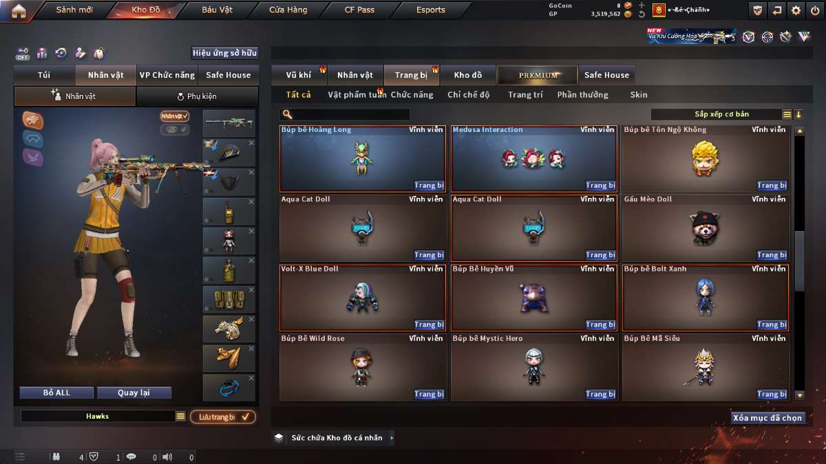 shop acc cf uy tin gia re